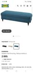 Ikea sittbänk med förvaring