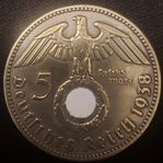 1938 Tyskland 5 Mark Paul von Hindenburg