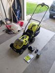 Ryobi Batteridriven gräsklippare 37 cm 18 V 4,0 Ah