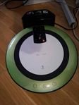 HOM-BOT Robotdammsugare med laddstation - Fräsch i limegrö