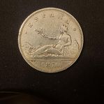 1870 Spanien 5 pesetas