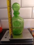 grön glas flaska