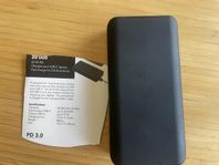 Oanvänd Powerbank dator (+mobil), 20k, output 65W!