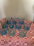10 st Iittala glas i skiftande färger