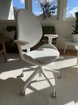 Ikea HATTEFJÄLL Kontorsstol med armstöd, Gunnared beige/vi