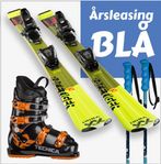 Barnskidor, alpina vuxenskidor, snowboards