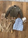 Bombarjacka, PoP vindfleece, Väst, sandaler 