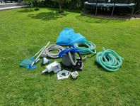 Komplett sandfilterpump till den mindre poolen