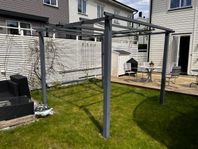 Pergola Jabo 3x3m i aluminium 