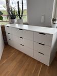 Byrå Nordli med 9 lådor