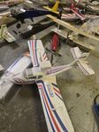 stor samling rc plan helikoptrar båtar reservdelar