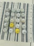 20st övningsbollar från titleist och Callaway 