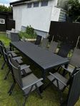 utemöbler  bord+stol (12st)