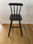 Barnmatstol junior Agam Ikea svart