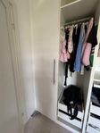Ikea garderobsdörrar 3 st högglans vita 236 cm