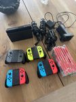 Nintendo Switch med massa tillbehör 