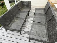 IKEA utemöbler modul soffa