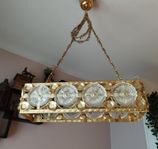 TAKLAMPA 24KARAT GULD Retro- vintage 1970 tal förgylld