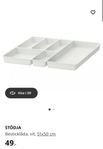 Lådförvaring besticklådor IKEA 4 storlekar