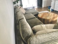 Livingstone U soffa i sammet