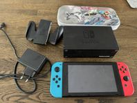 Nintendo switch med alla tillbehör- som nytt