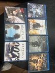 Paket med 7 Blu-ray-filmer – action, drama och äventyr