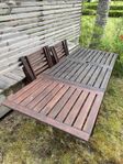 IKEA Äpplarö bord m iläggsskivor
