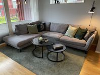 Madison Lux 3-sits m schäslong vänster