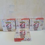 4 x Pokémon 151 Japanska booster boxar