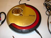 Philips Walkman CD-spelare + Marshall hörlur