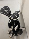 Spalding Golfpaket Dam, 10 klubbor höger inkl vagn. Nya