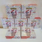 7 x Pokémon 151 Japanska booster boxar
