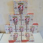 8 x Pokémon 151 Japanska booster boxar
