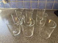9 st felfria vattenglas 