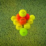 50st Färgade Premiumgolfbollar A/B 