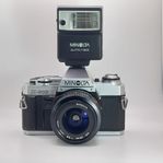 Minolta X-300 35mm SLR/Minolta MD 28mm f/3.5 & Auto 118X