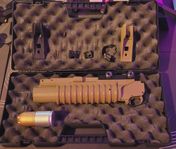 Airsoft 40mm under-barrel 9" grenade launcher