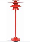 röd bordslampa 