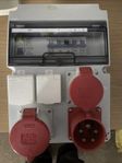 Bygg central 32 Amper / 16amp -220 volt Jordfelsbrytare