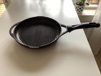 Gjutjärnspanna räfflad