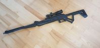 luftgevär black bunker 5,5 mm med tillbehör