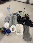 Blandade baby- och barnsaker (babybjörn bärsele osv)