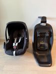 Babyskydd med Isofix bas - Toppskick maxi cosi- Nytvättad 