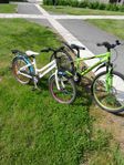 Två fina barn cyklar crescent 20 och 24 tum 