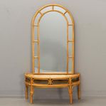 SPEGEL, med KONSOLBORD, bambu, 1900-talet