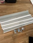 mörkläggande plissegardiner - 100cm x 140cm