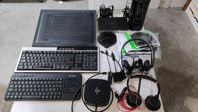 Tillbehör dator, USB-C, hub, kablar, puck, laptopkylare m.m