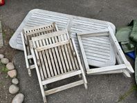 Utemöbler bortskänkes