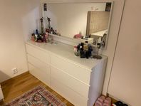 IKEA VIHALS (6 lådor) + MALM (2 lådor) i toppskick