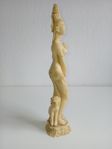 Staty Figurin Skulptur Gudinnan Manasa 